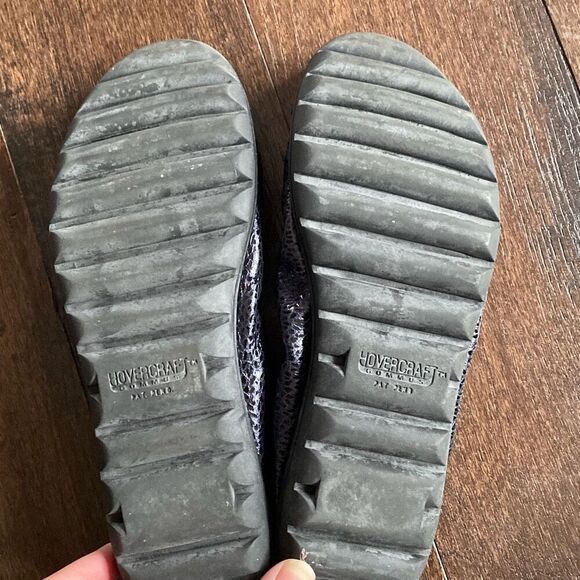 Giacomo Albiani ballet flats size shoes 8 womens navy blue leather comfort shoe - Picture 7 of 7